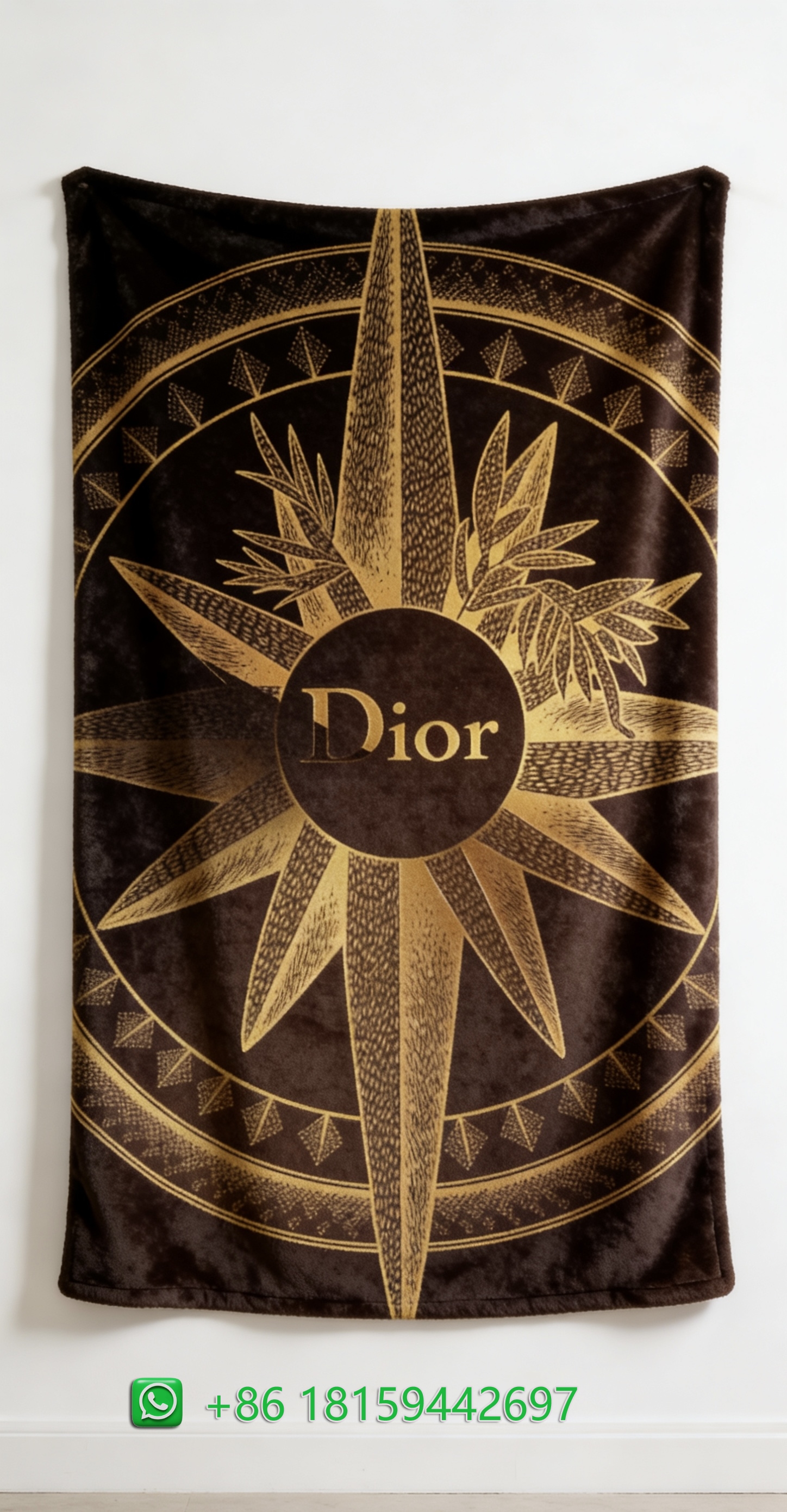 Dior Throw Blankets